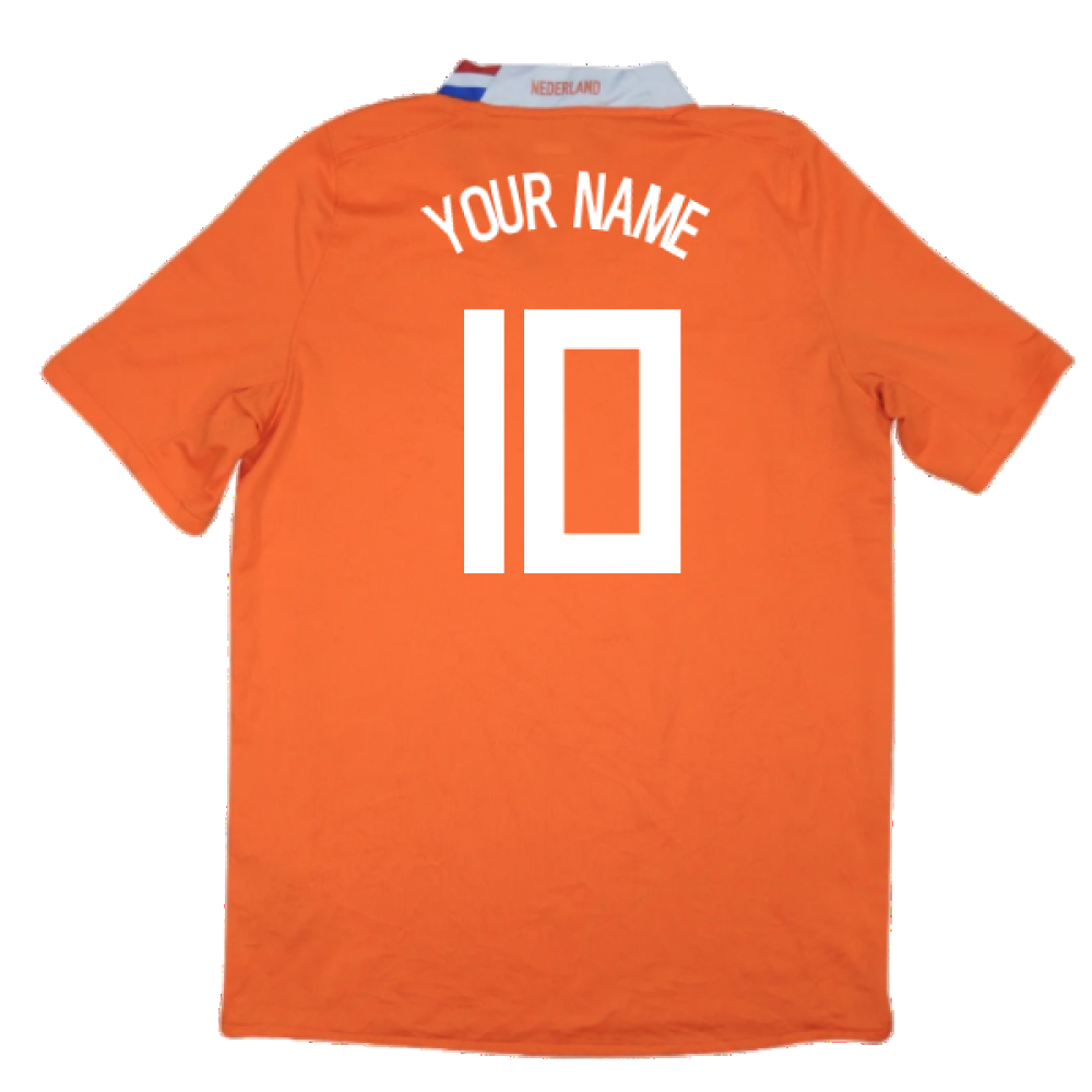 Holland 2008-10 Home Shirt ((Excellent) M) (Your Name)