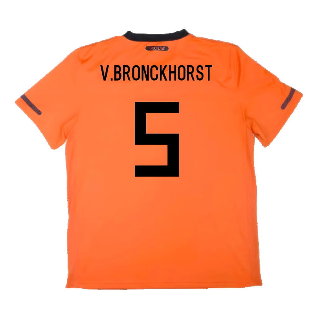 Holland 2010-11 Home Shirt (3xl) ((Very Good) 3XL) (V.Bronckhorst 5)