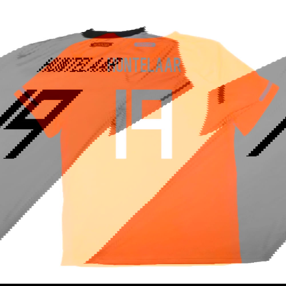 Holland 2010-11 Home Shirt ((Excellent) S) (Huntelaar 19)