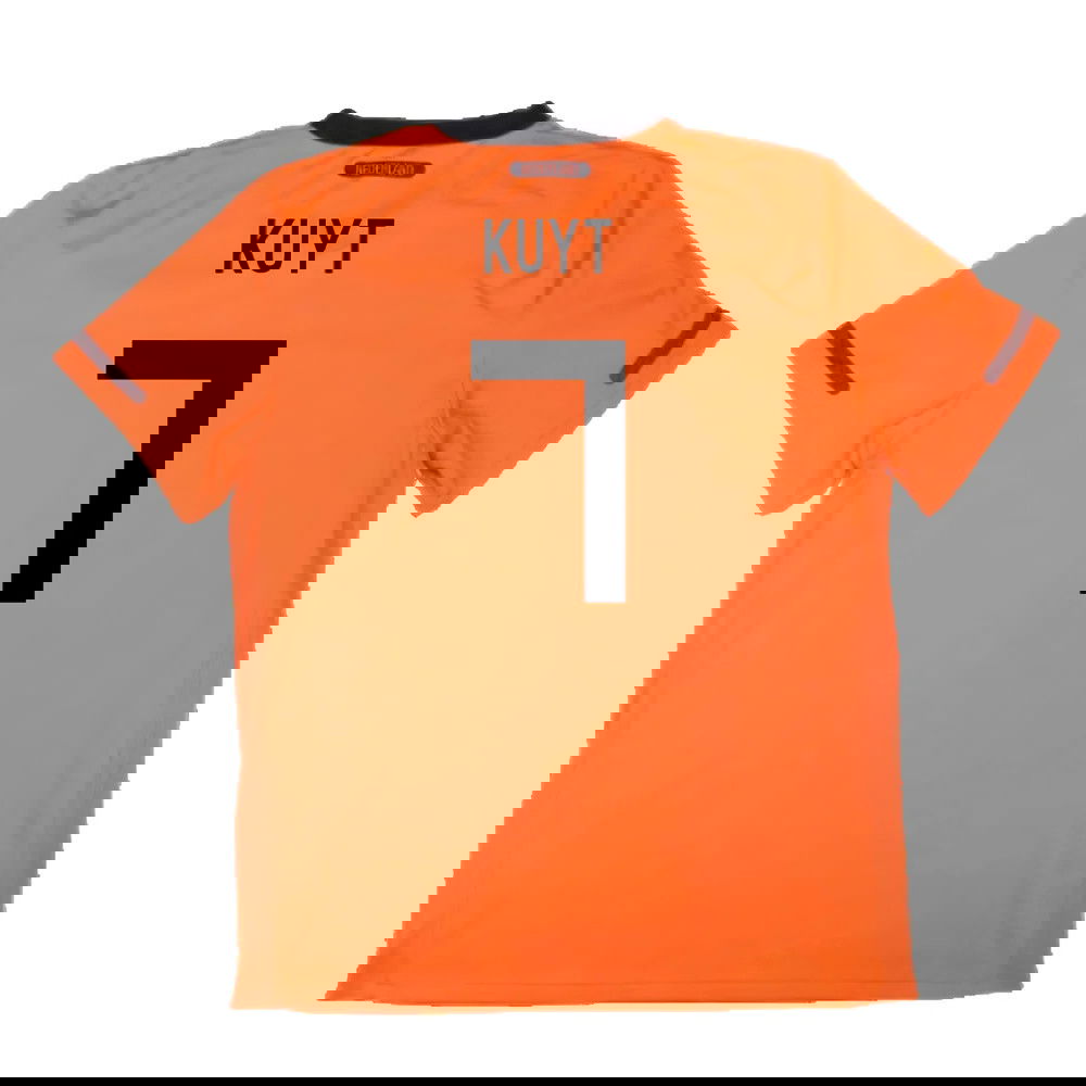 Holland 2010-11 Home Shirt ((Excellent) S) (Kuyt 7)