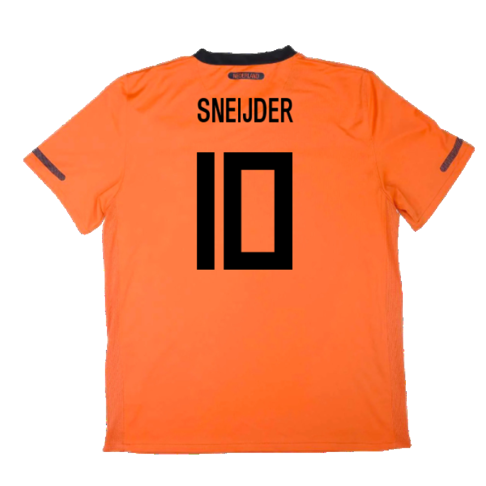 Holland 2010-11 Home Shirt ((Excellent) S) (Sneijder 10)