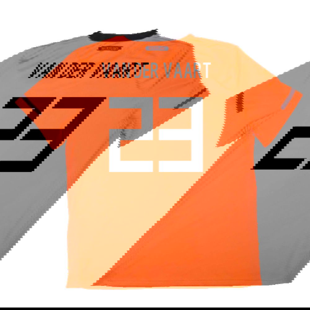 Holland 2010-11 Home Shirt ((Excellent) S) (Van Der Vaart 23)