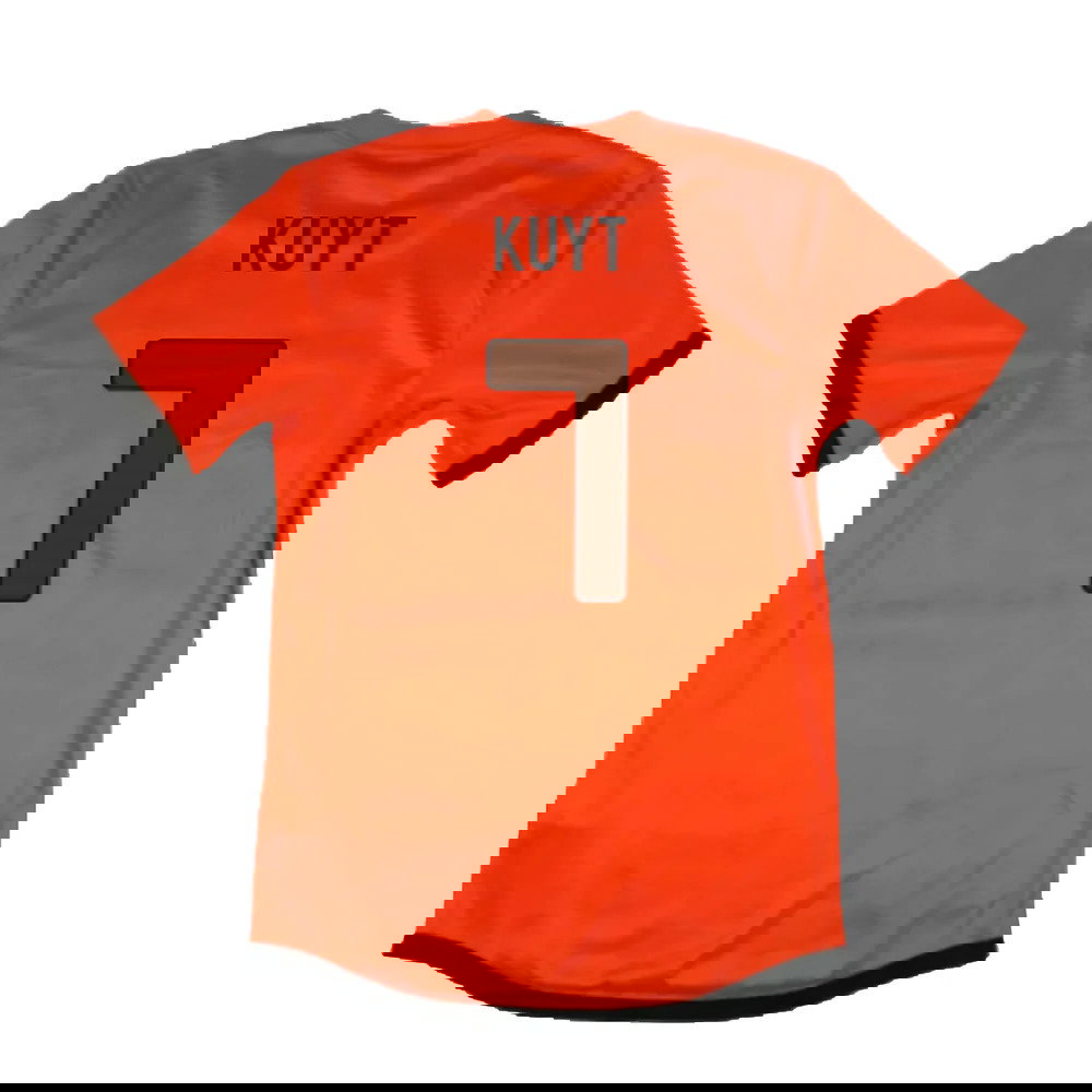 Holland 2012-14 Home Shirt (M) (Mint) (Kuyt 7)