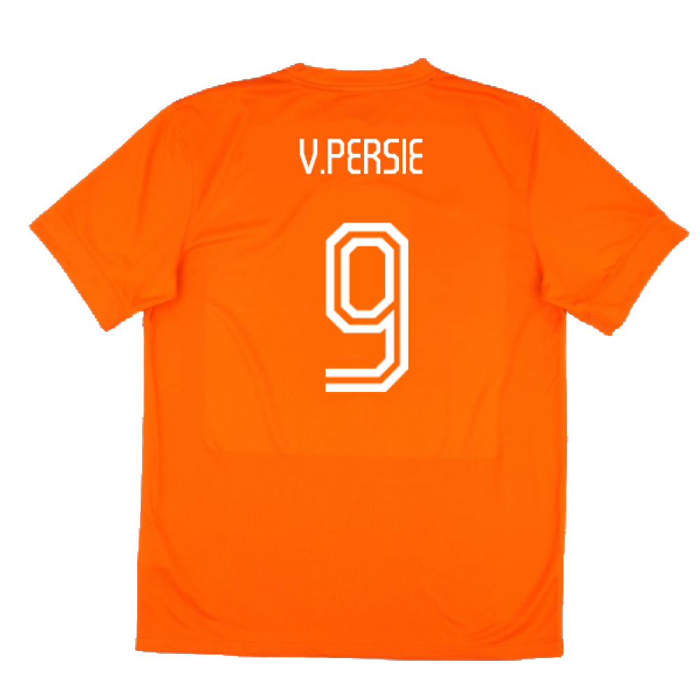 Holland 2014-15 Home Shirt (Good) (V.Persie 9)