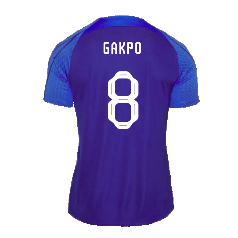 Holland 2022-23 Nike Training Shirt (L) (GAKPO 8) (Excellent)