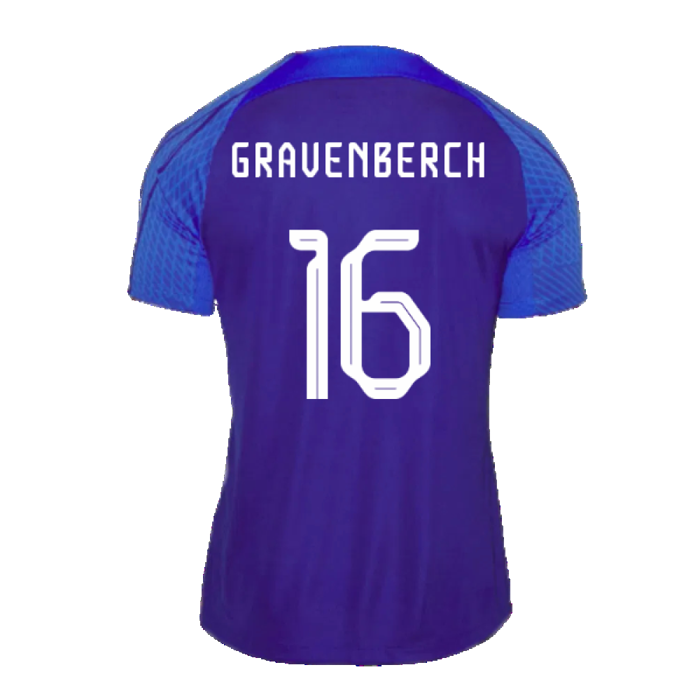Holland 2022-23 Nike Training Shirt (L) (GRAVENBERCH 16) (Excellent)