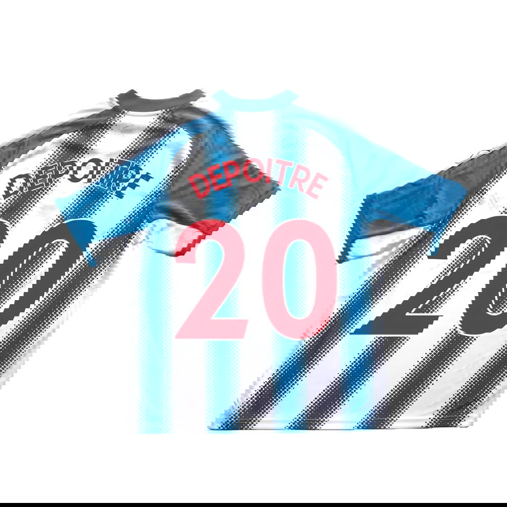 Huddersfield 2017-18 Home Shirt (Mint) (Depoitre 20)