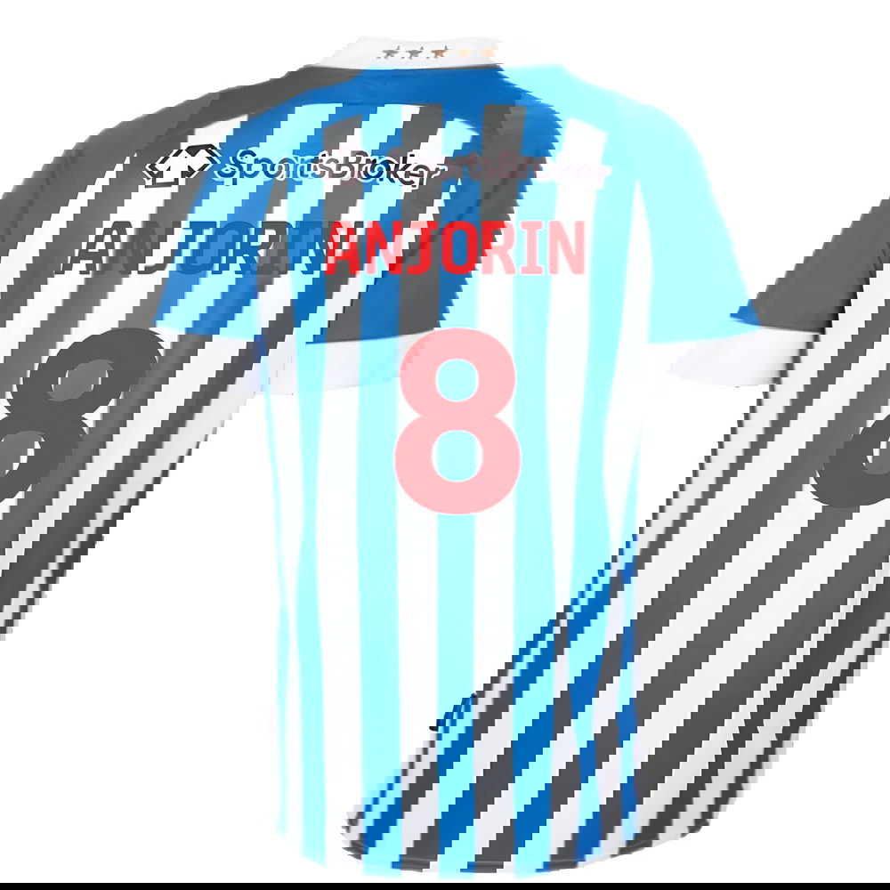 Huddersfield 2022-23 Home Shirt (XL) (ANJORIN 8) (Mint)