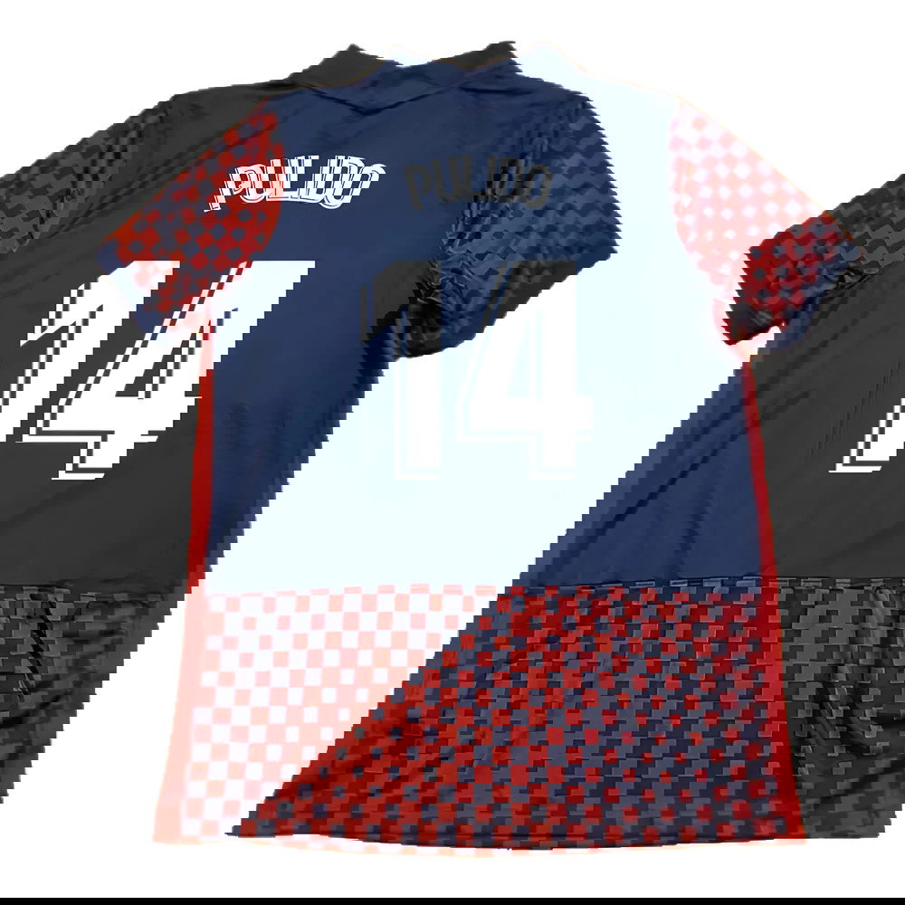 Huesca 2021-22 Home Shirt (Sponsorless) (L) (Pulido 14) (Excellent)