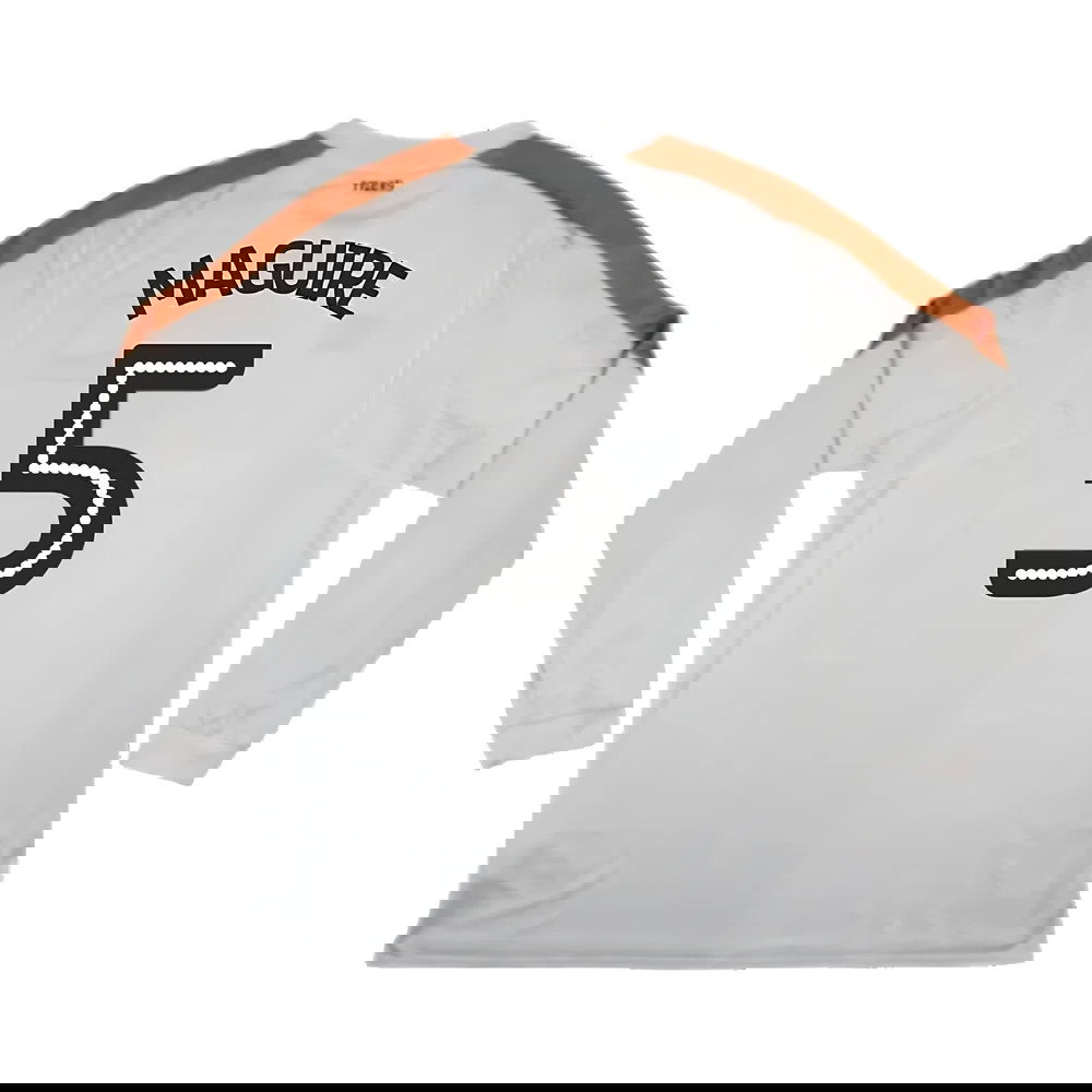 Hull City 2017-18 Long Sleeve Away Shirt (XXL) (Excellent) (Maguire 5)