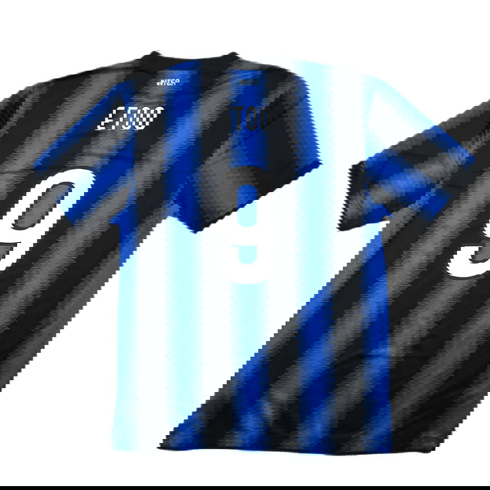 Inter Milan 2010-11 Home Shirt (S) (Excellent) (Etoo 9)