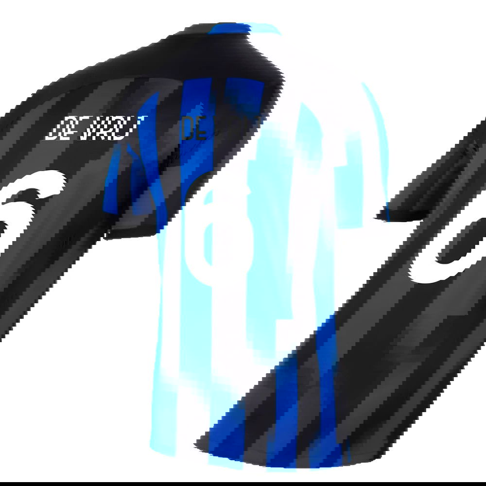 Inter Milan 2023-24 Home Shirt (SB) (De Vrij 6) (Excellent)