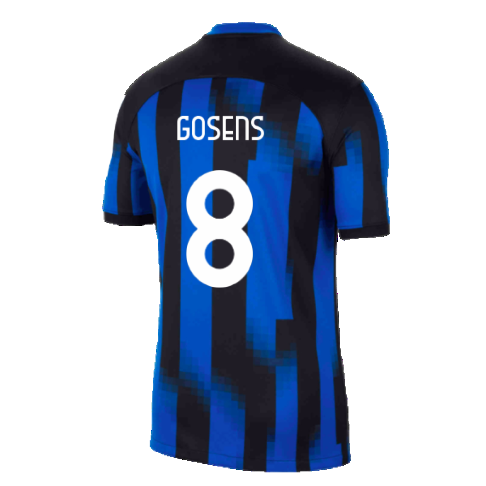 Inter Milan 2023-24 Home Shirt (SB) (Gosens 8) (Excellent)