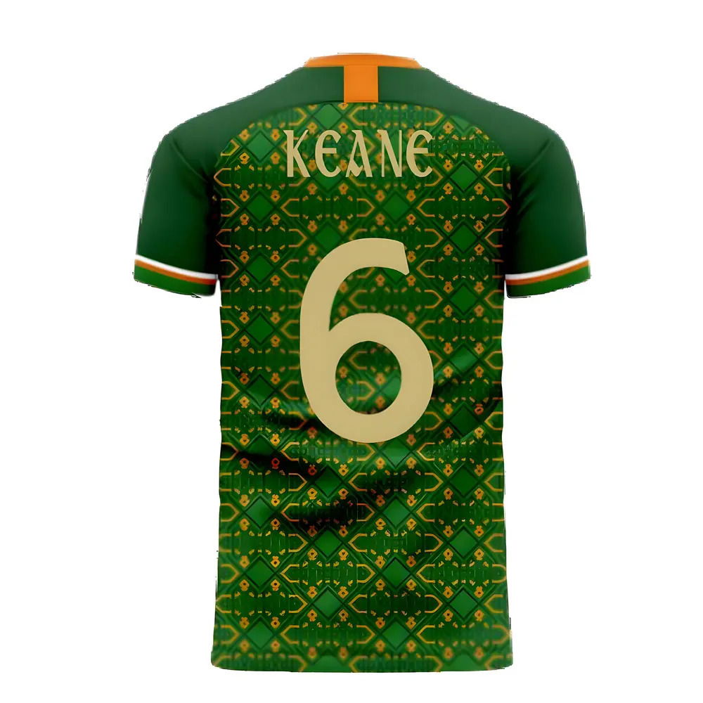Ireland 2025-2026 Home Concept Football Kit (Libero) (KEANE 6)