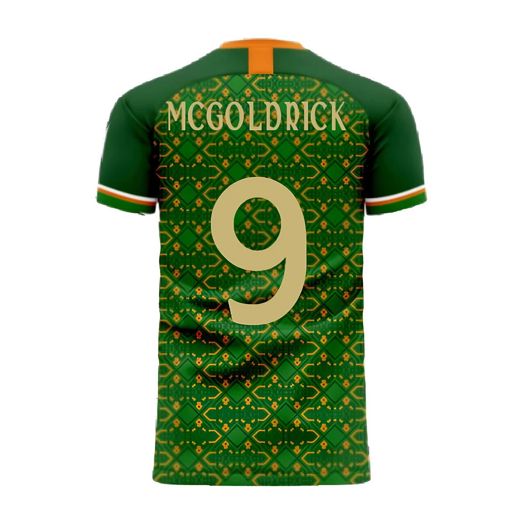 Ireland 2025-2026 Home Concept Football Kit (Libero) (MCGOLDRICK 9)