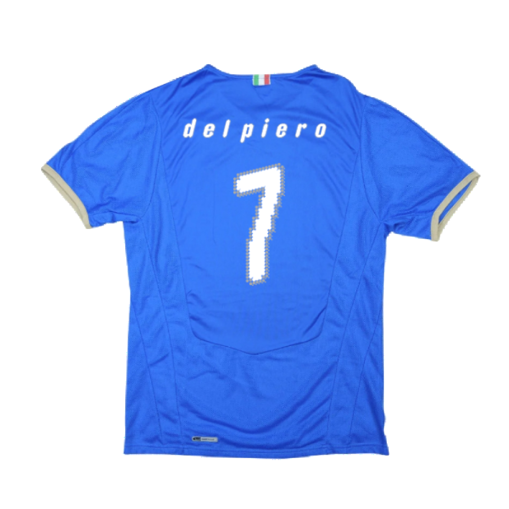 Italy 2008-09 Home Shirt ((Very Good) S) (Del Piero 7)
