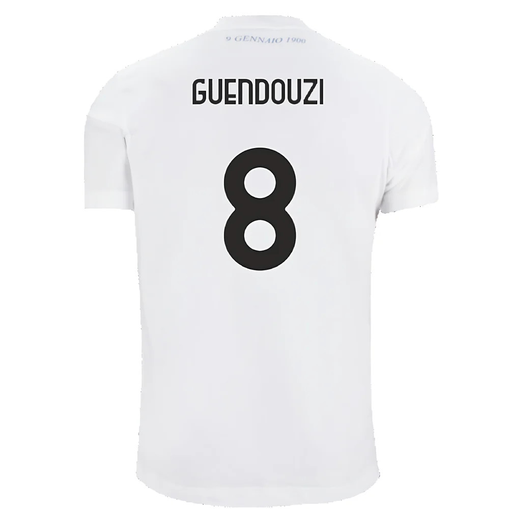 Lazio 125th Anniversary Cotton Tee (White) (Guendouzi 8)