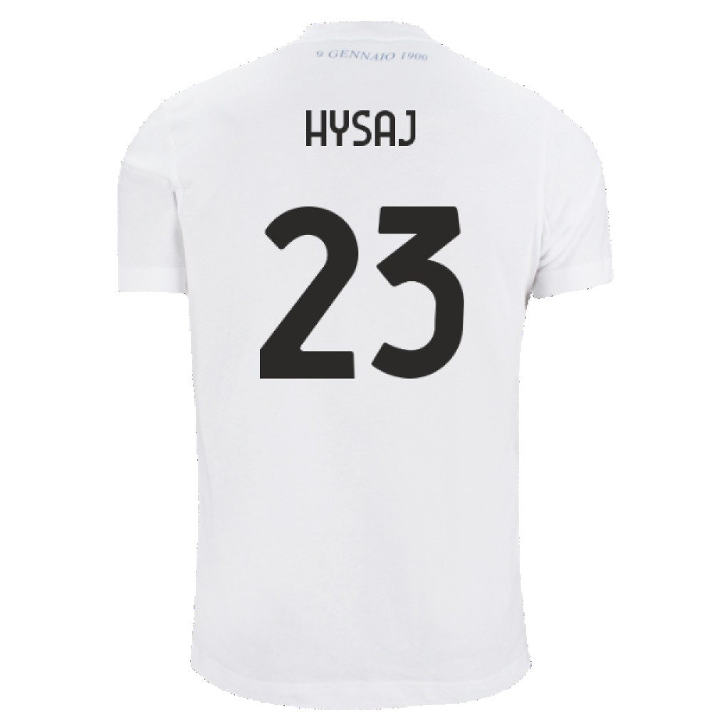 Lazio 125th Anniversary Cotton Tee (White) (Hysaj 23)