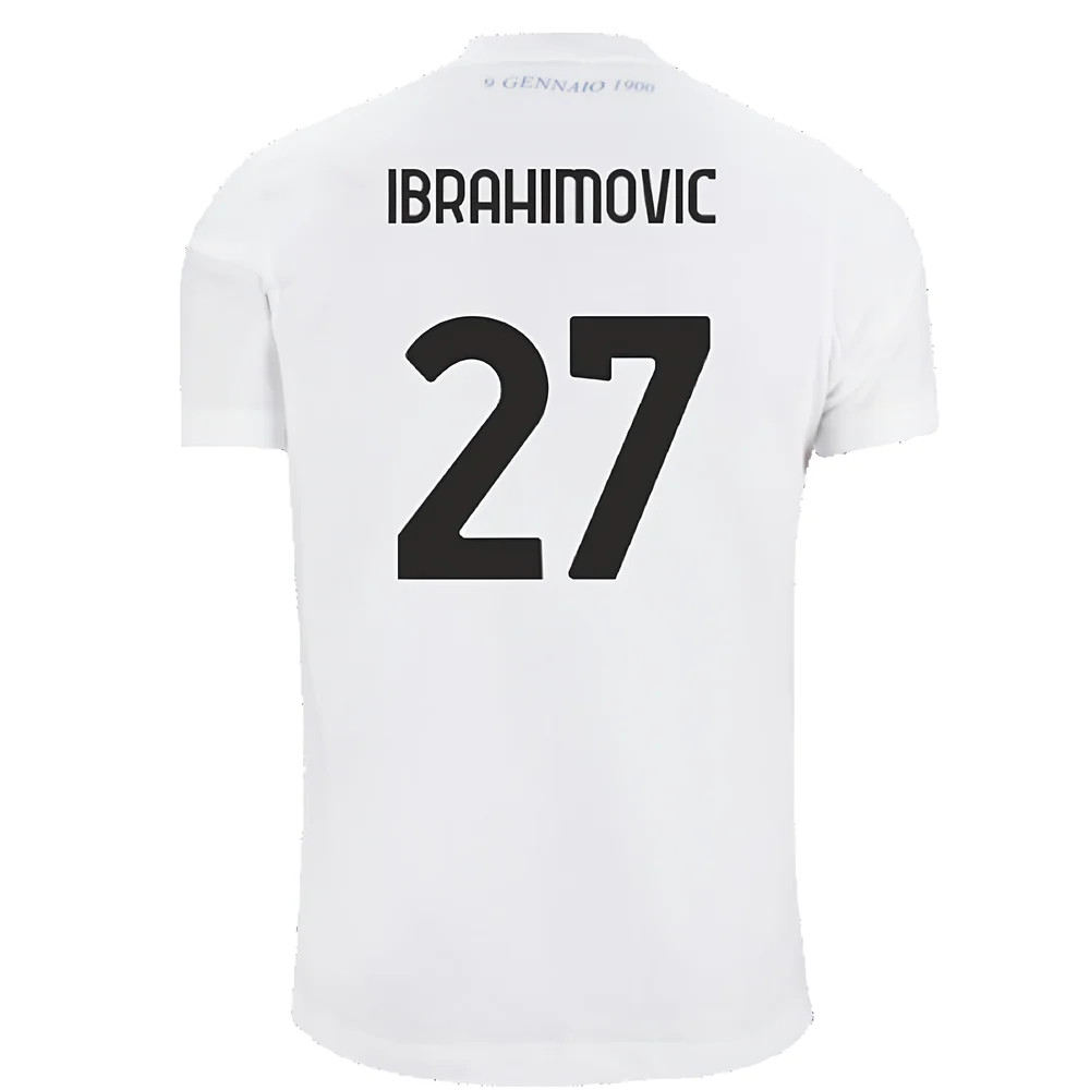 Lazio 125th Anniversary Cotton Tee (White) (Ibrahimovic 27)