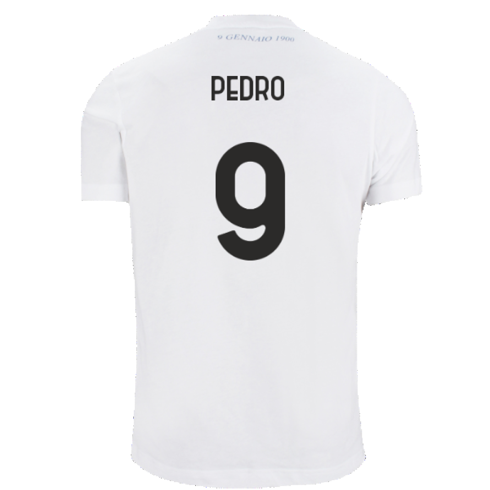 Lazio 125th Anniversary Cotton Tee (White) (Pedro 9)