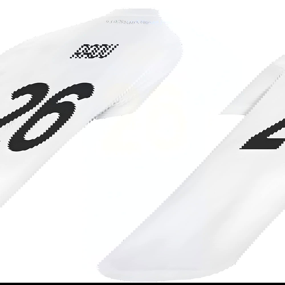 Lazio 125th Anniversary Cotton Tee (White) (Radu 26)