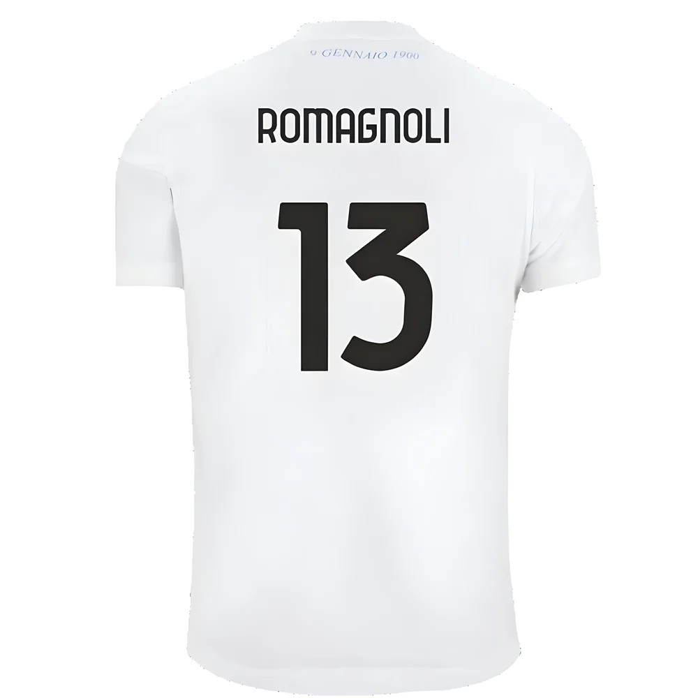Lazio 125th Anniversary Cotton Tee (White) (Romagnoli 13)