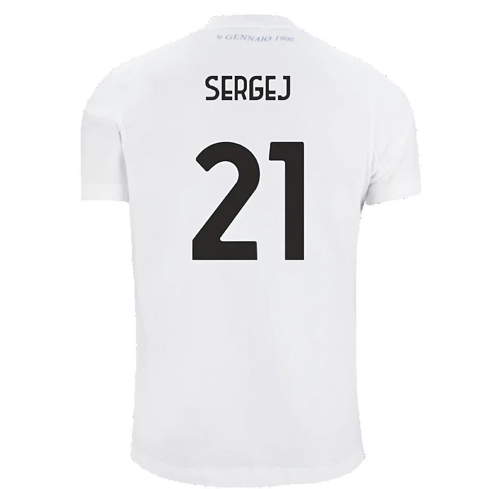 Lazio 125th Anniversary Cotton Tee (White) (Sergej 21)