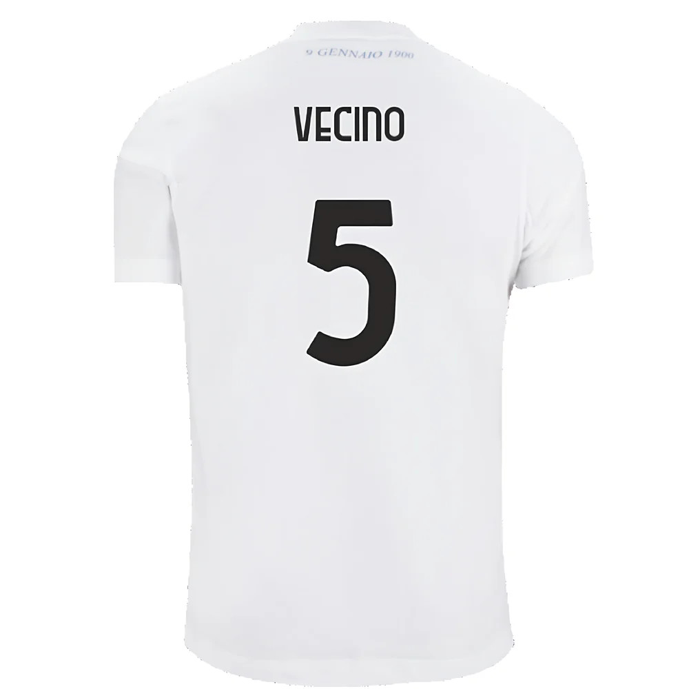 Lazio 125th Anniversary Cotton Tee (White) (Vecino 5)