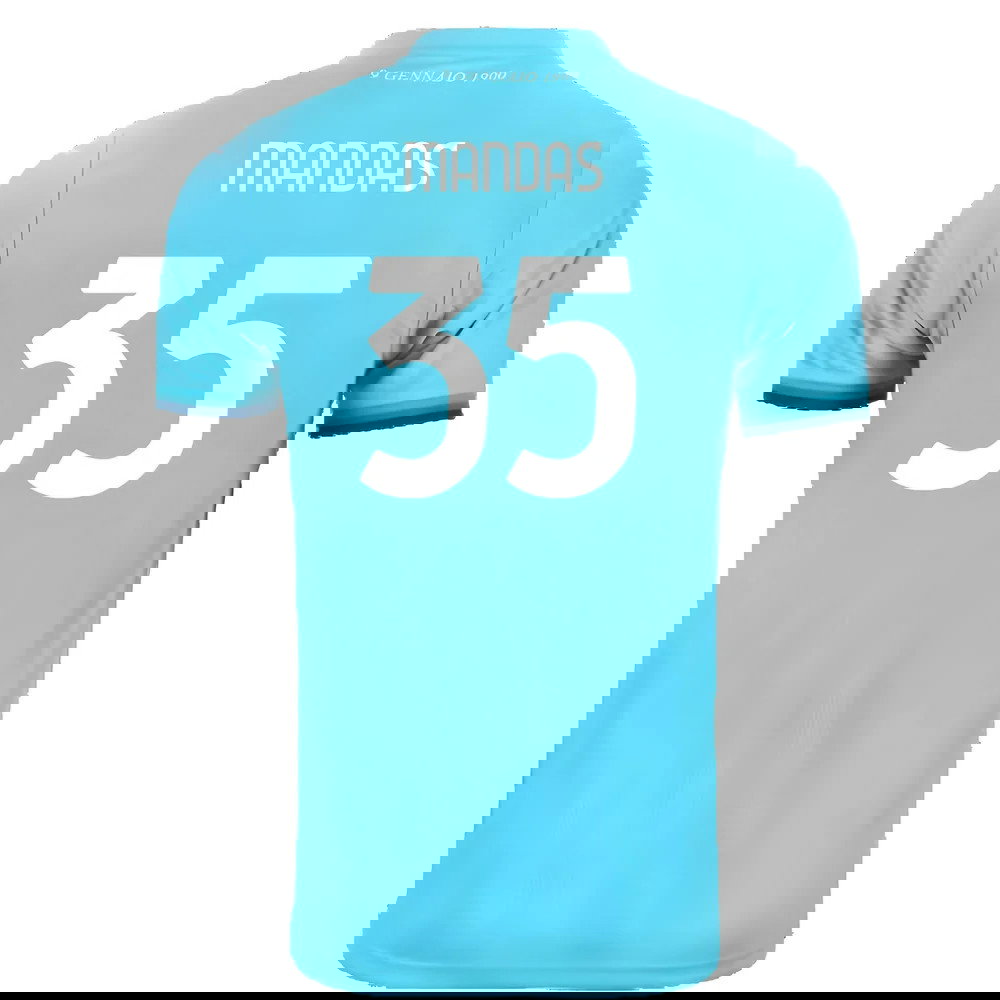 Lazio 125th Anniversary Goalkeeper Shirt (Blue) (Mandas 35)
