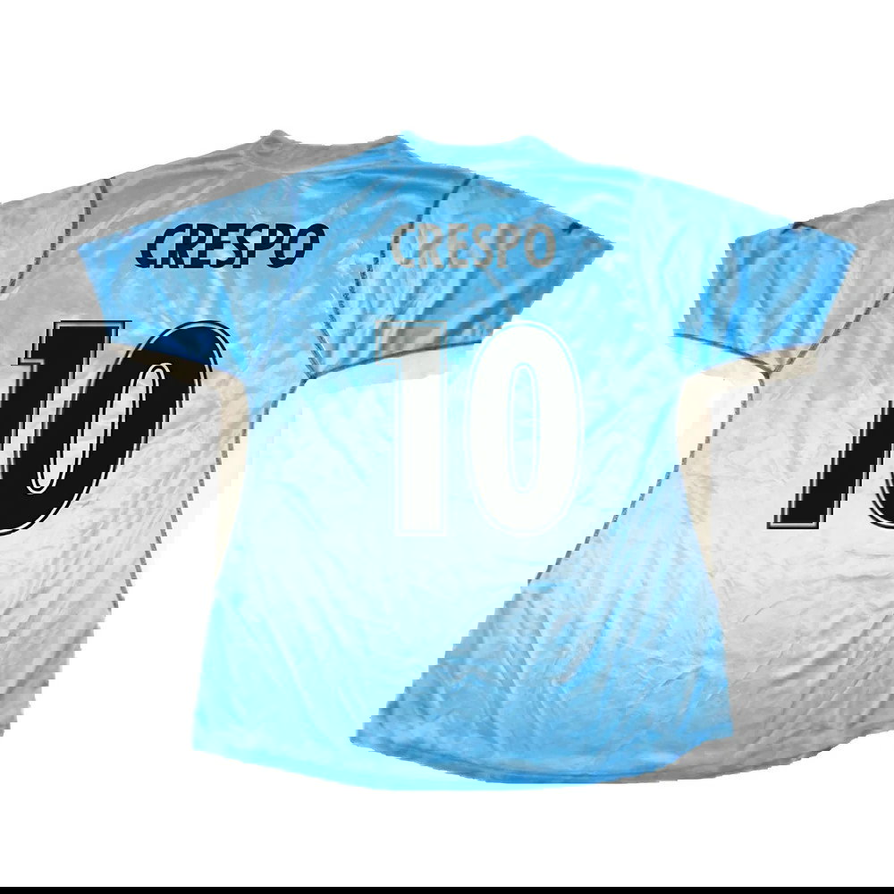 Lazio 2001-02 Home Shirt (Very Good) (Crespo 10)