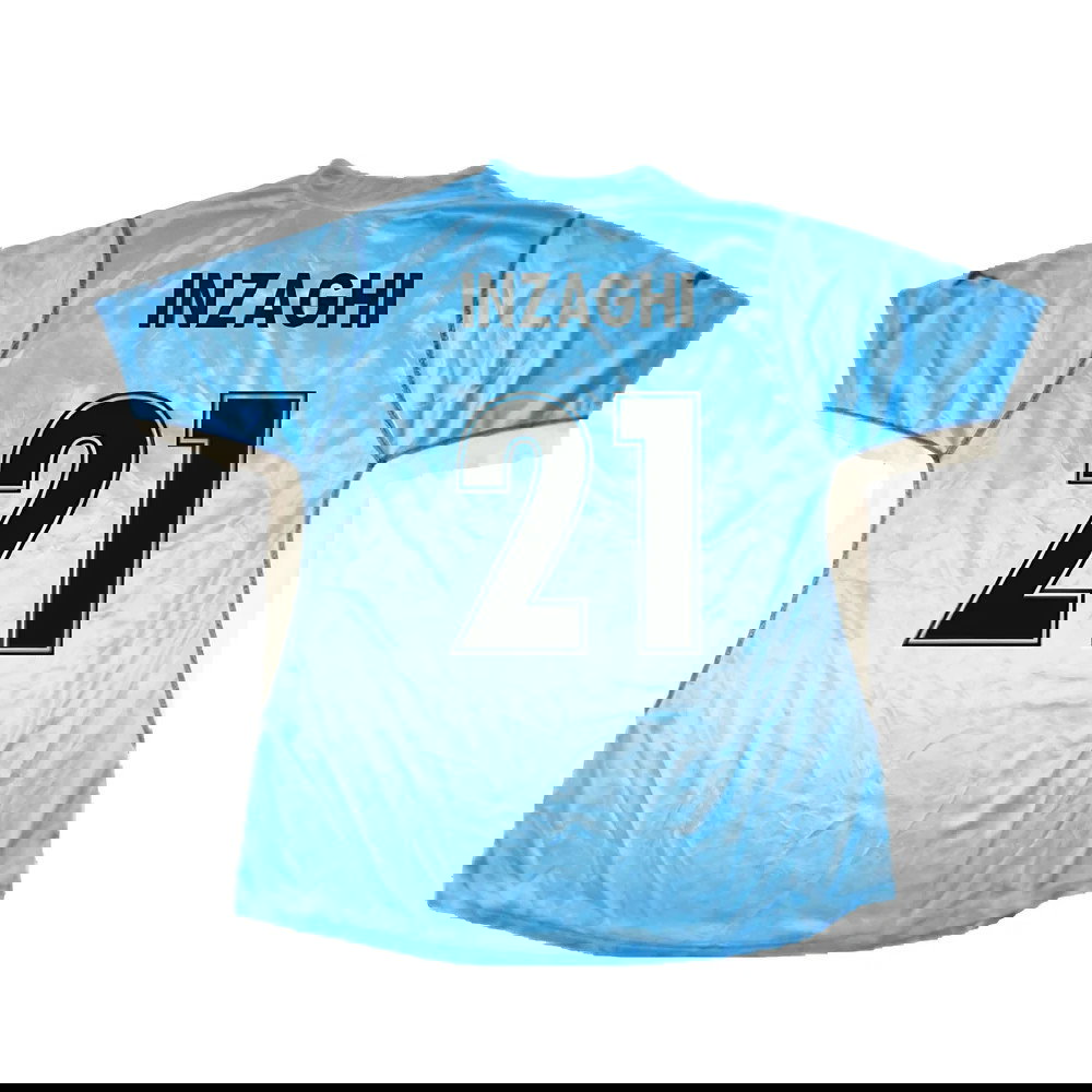 Lazio 2001-02 Home Shirt (Very Good) (Inzaghi 21)