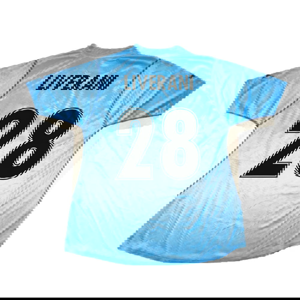 Lazio 2001-02 Home Shirt (Very Good) (Liverani 28)