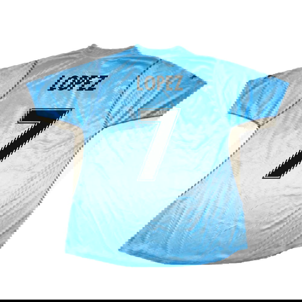 Lazio 2001-02 Home Shirt (Very Good) (Lopez 7)