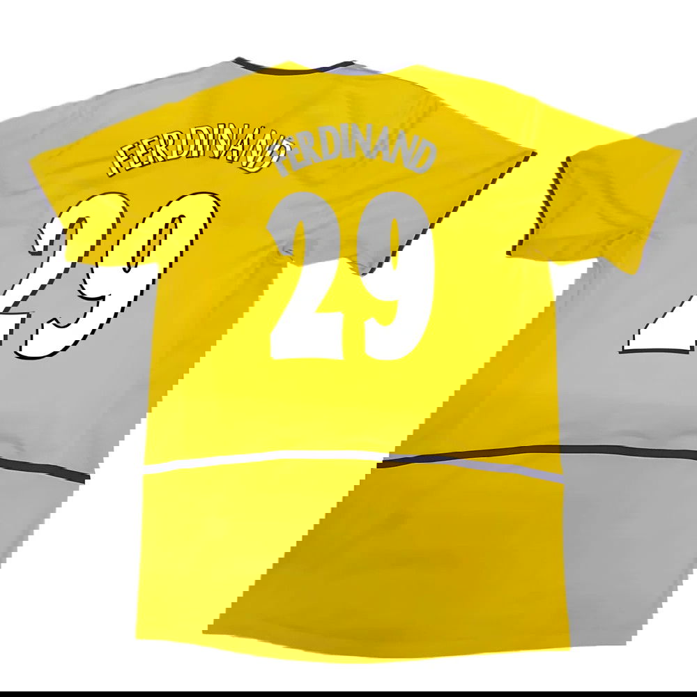 Leeds 2002-2003 Away Shirt (Excellent) (Ferdinand 29)