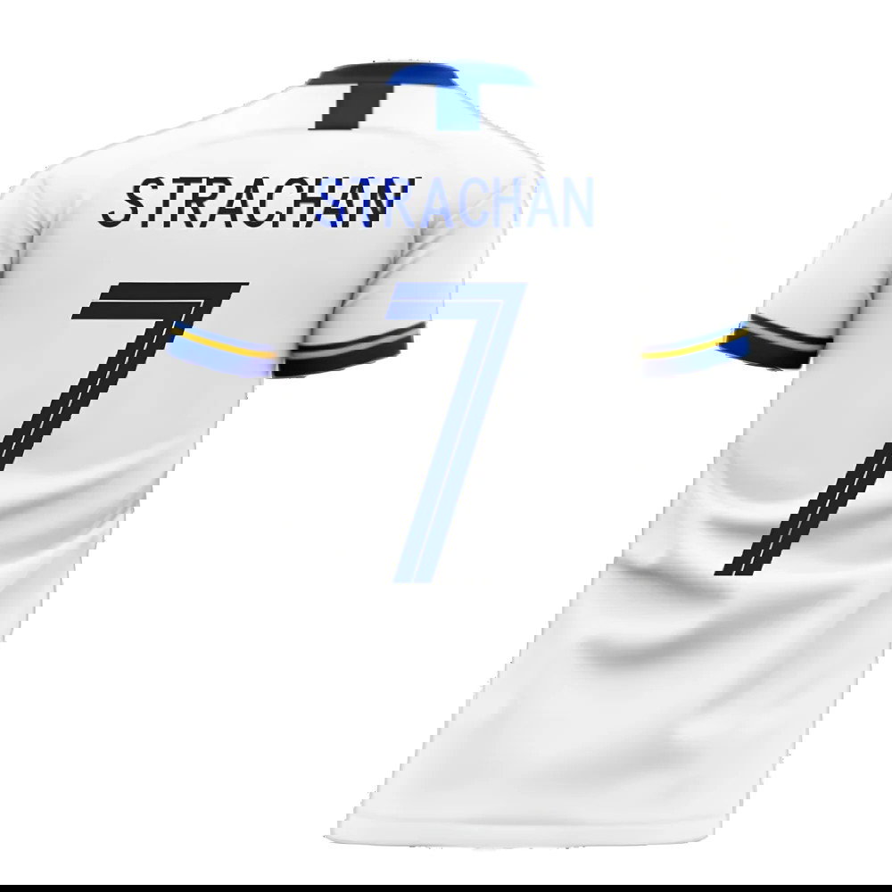 Leeds 2020-2021 Home Concept Football Kit (Fans Culture) (STRACHAN 7)