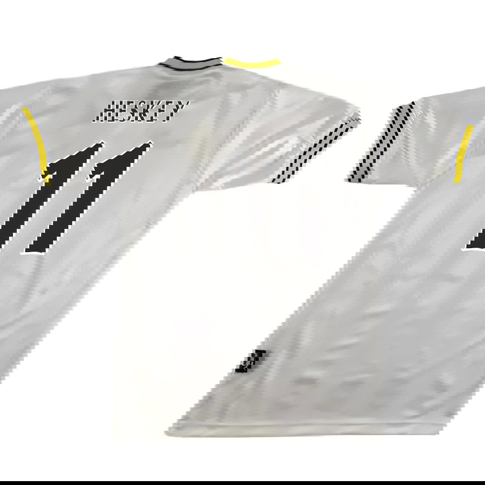 Leeds United 1996-99 Home Shirt (M) (Excellent) (Heskey 11)