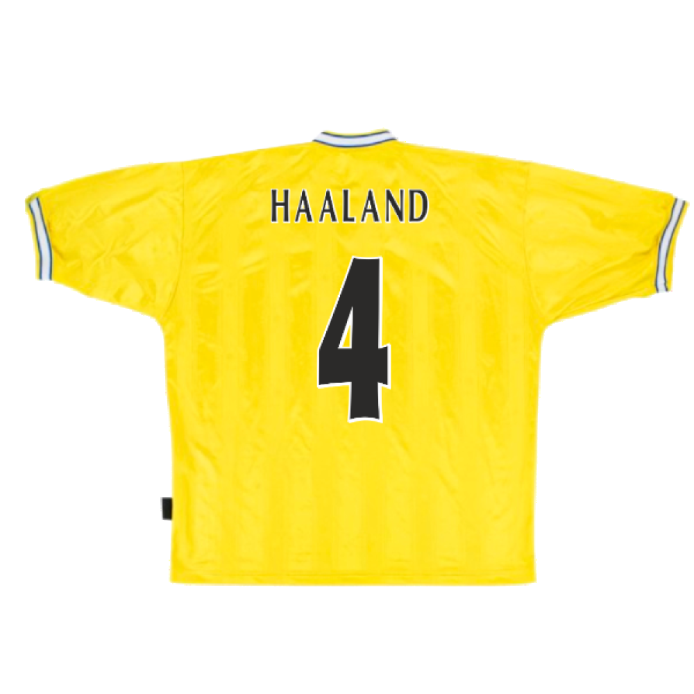 Leeds United 1997-99 Away Shirt (L) (Very Good) (Haaland 4)
