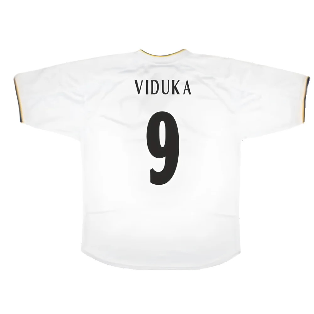 Leeds United 2001 Retro Football Shirt (Viduka 9)