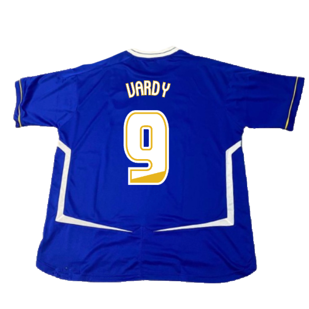 Leicester City 2005-06 Home Shirt ((Good) XXL) (Vardy 9)