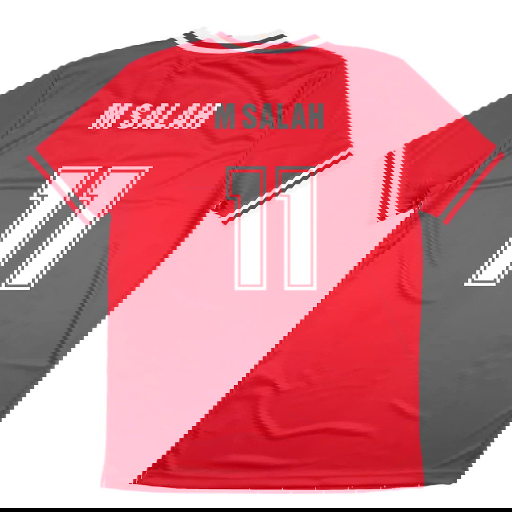 Liverpool 1984 Rome Retro Football Shirt (M SALAH 11)