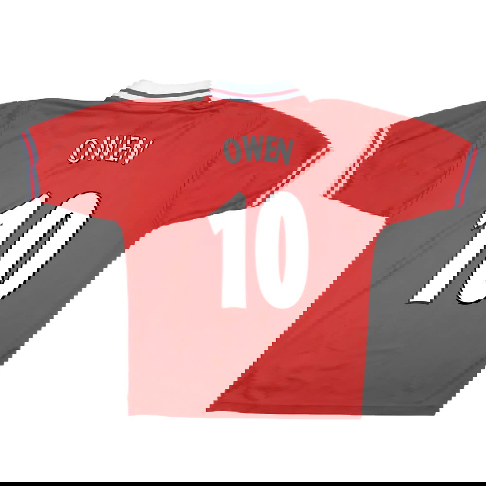 Liverpool 1996-98 Home Shirt (XL) (Very Good) (OWEN 10)