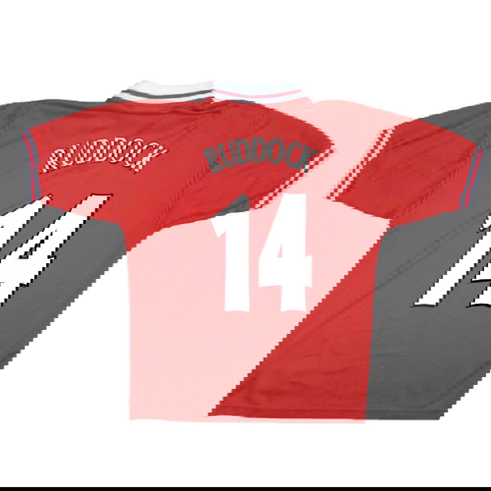 Liverpool 1996-98 Home Shirt (XL) (Excellent) (RUDDOCK 14)