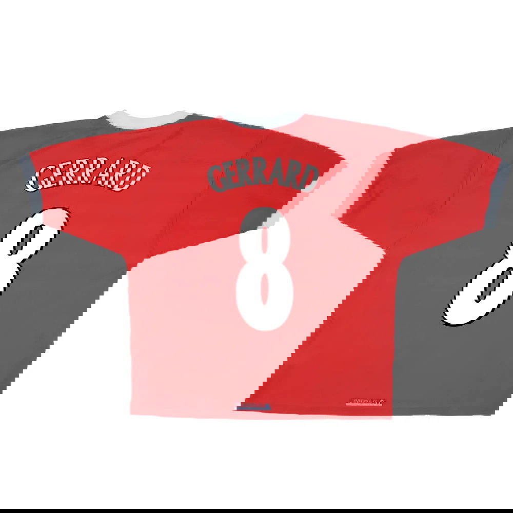 Liverpool 1998-00 Home Shirt (M) (Very Good) (GERRARD 8)