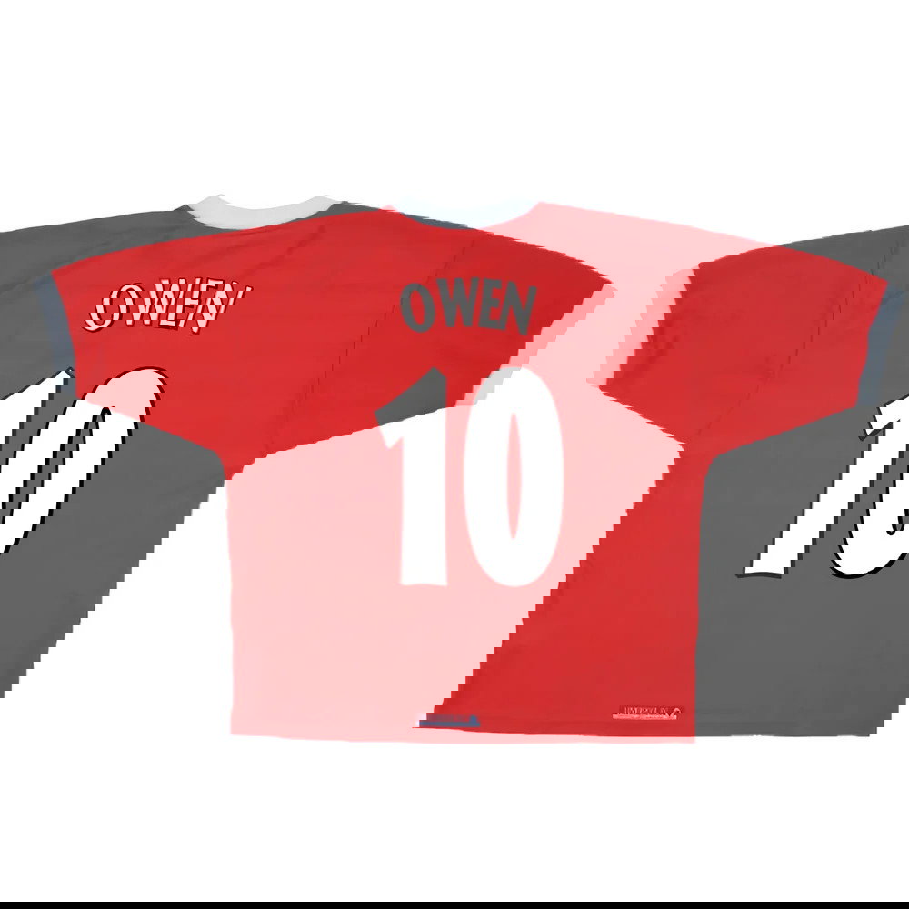 Liverpool 1998-00 Home Shirt (L) (Excellent) (OWEN 10)