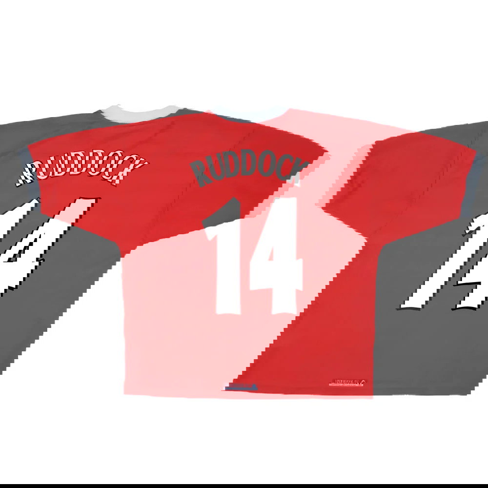 Liverpool 1998-00 Home Shirt (M) (Very Good) (RUDDOCK 14)