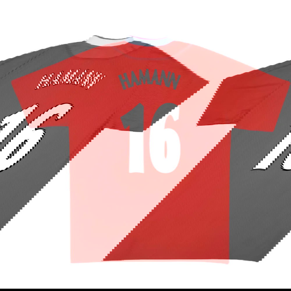 Liverpool 2002-04 Home Shirt (2XL) (Excellent) (HAMANN 16)