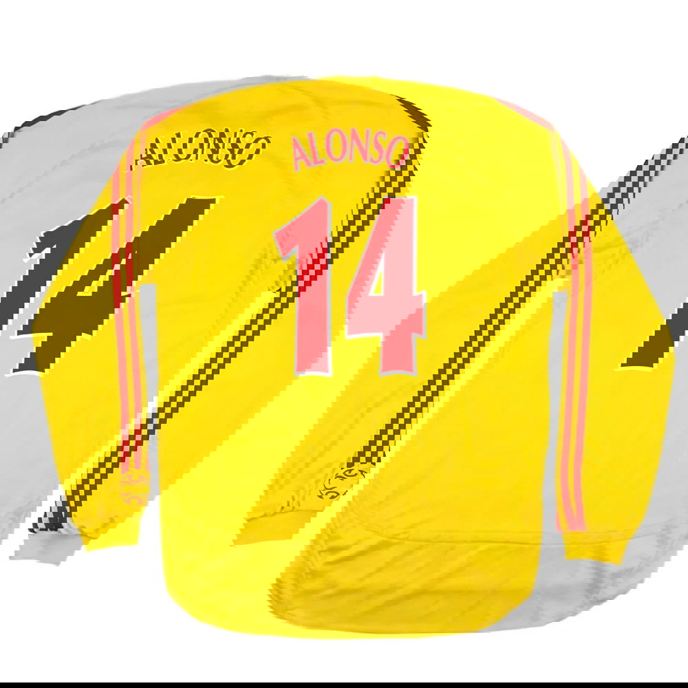 Liverpool 2006-2007 Away Long Sleeve Shirt (L) (Very Good) (ALONSO 14)