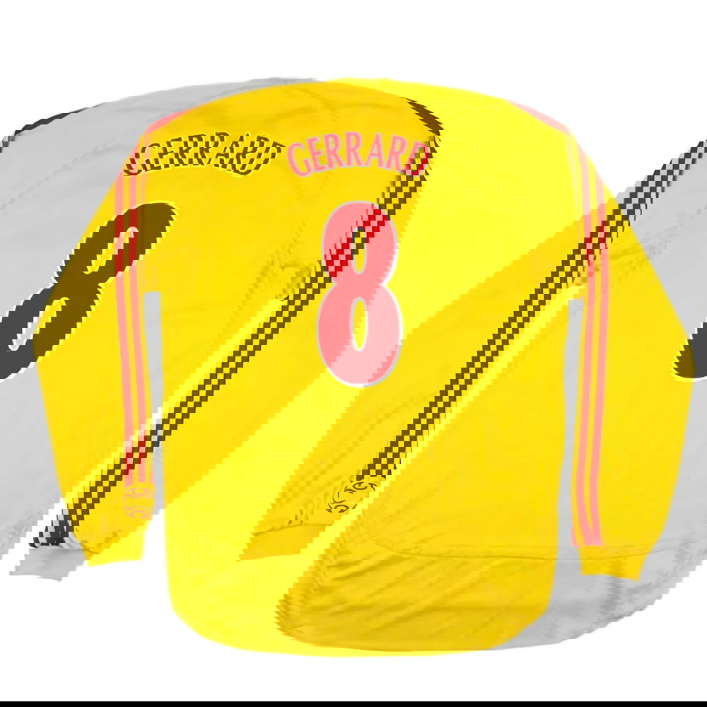 Liverpool 2006-2007 Away Long Sleeve Shirt (L) (Very Good) (GERRARD 8)