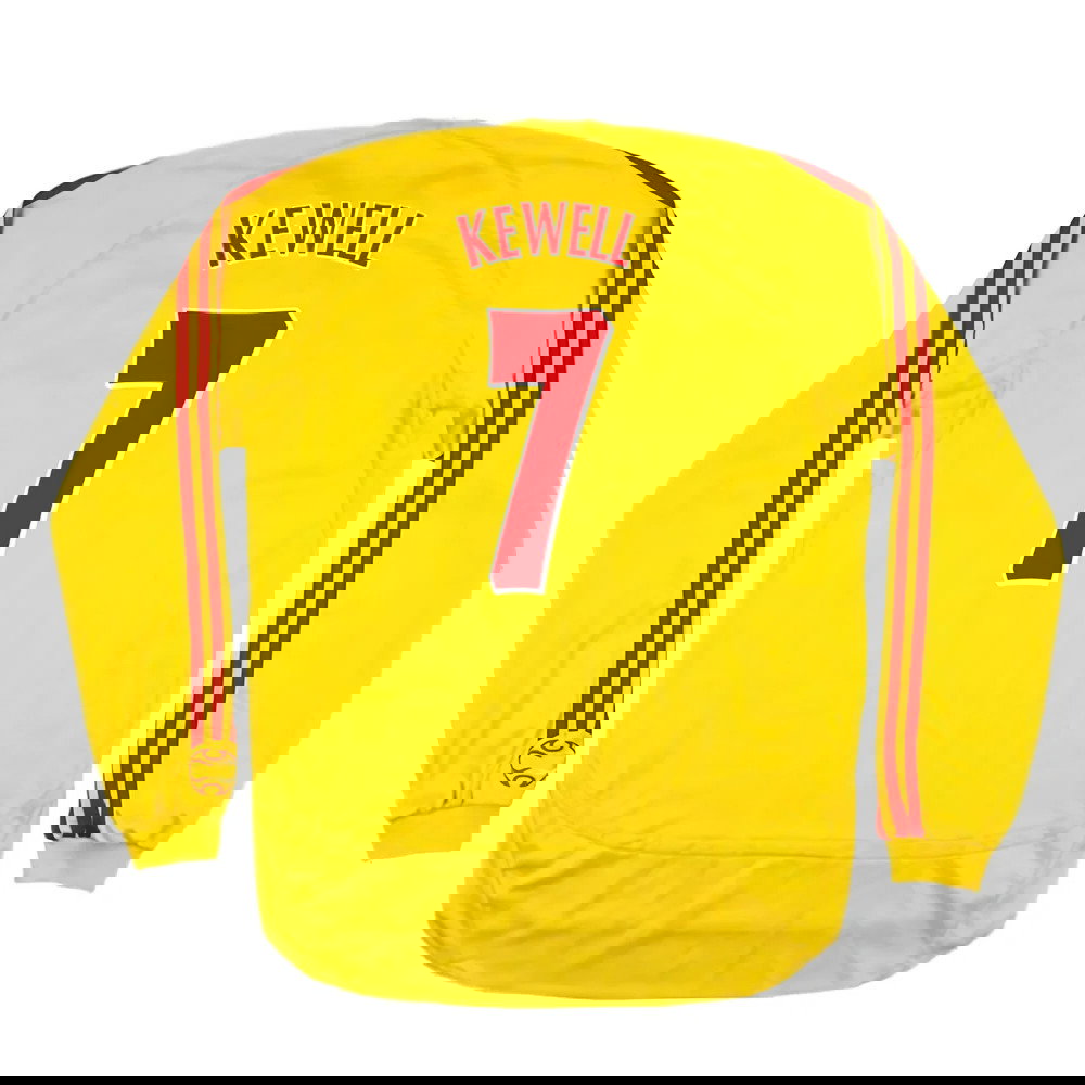 Liverpool 2006-2007 Away Long Sleeve Shirt (L) (Very Good) (KEWELL 7)