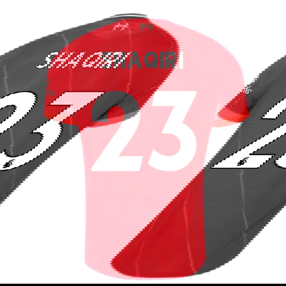 Liverpool 2021-2022 Vapor Home Shirt (Kids) (SHAQIRI 23)